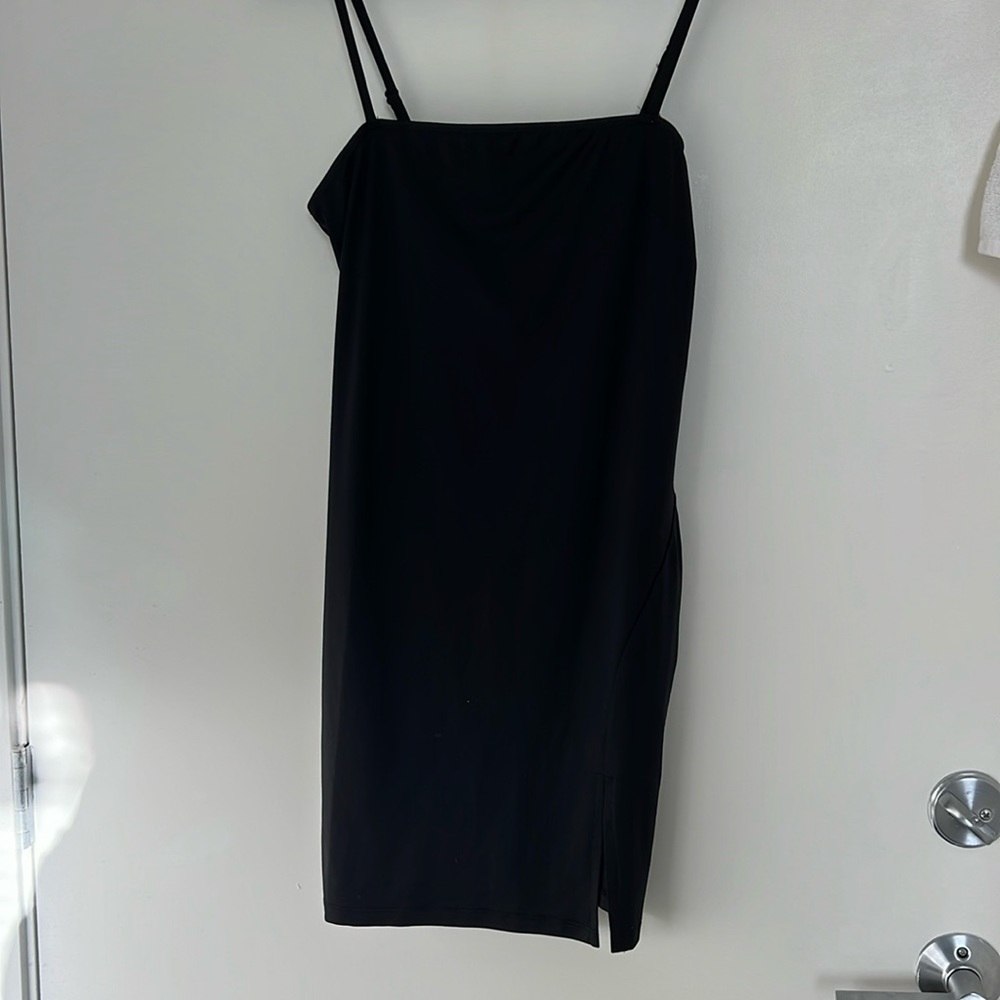 sexy styled black dress